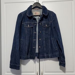 cropped denim jacket gap